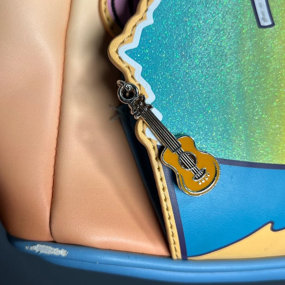 Loungefly Disney Lilo & Stitch Angel Shave‎ Ice Mini Backpack Blue Orange Sunset